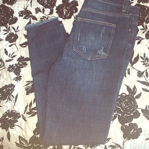 Dark blue skinny jeans